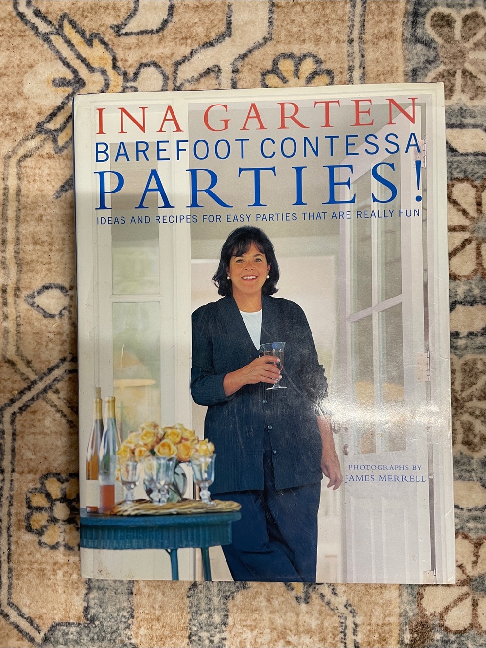 Barefoot Contessa Parties! Cookbook - White & Blue Cover